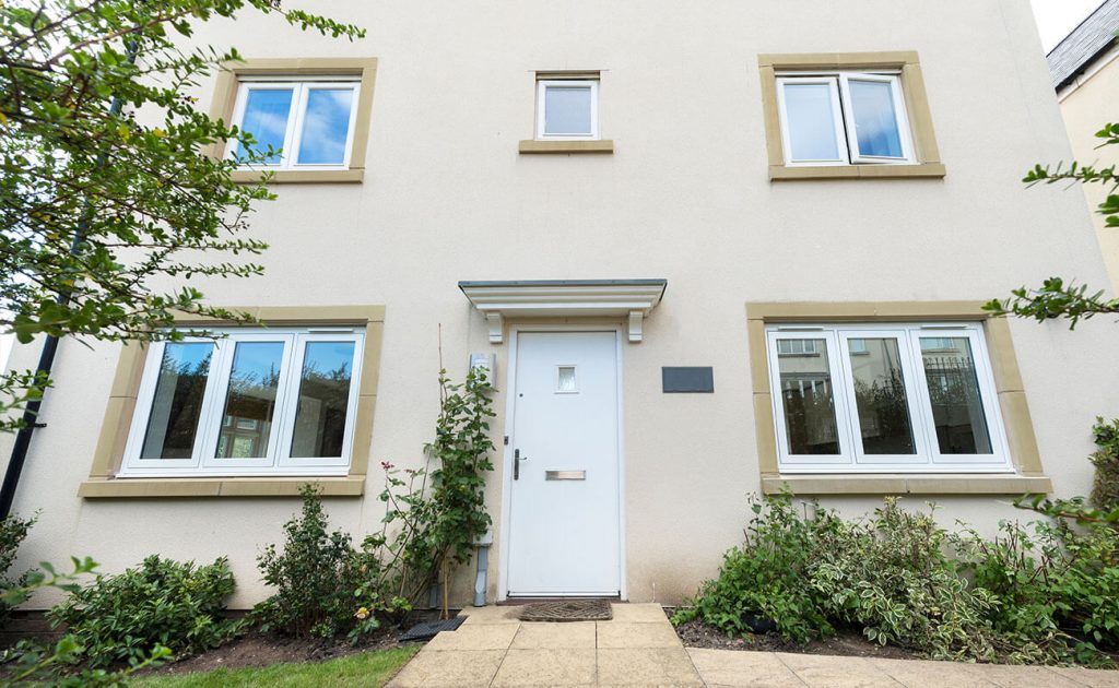 White Flush Sash Windows